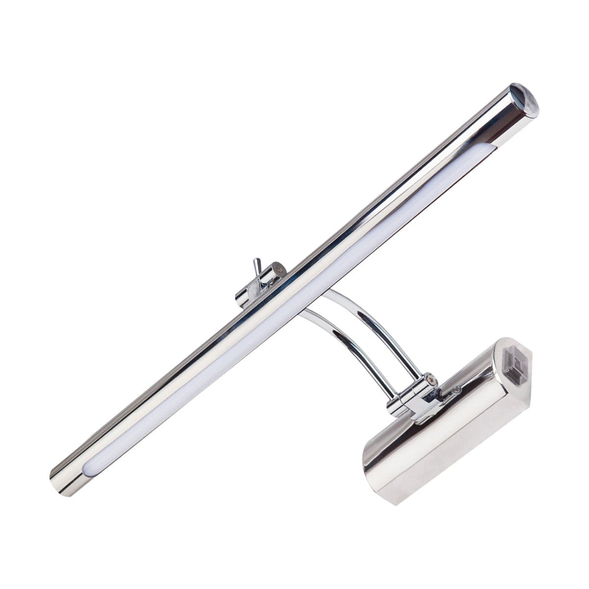 CGC MILLS Chrome IP44 Bathroom Over Mirror Wall Light With Switch