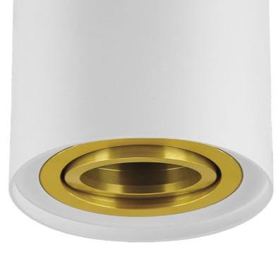 Our Prince adjustable ceiling spot light has a sleek and modern circular design with a powder coated exterior and gold interior. A simple, white ceiling spotlight is a perfect complement to classic or modern interiors. Ideal for the kitchen, dining room, bedroom, or living room. It has an IP20 rating, indicating that it is dustproof.