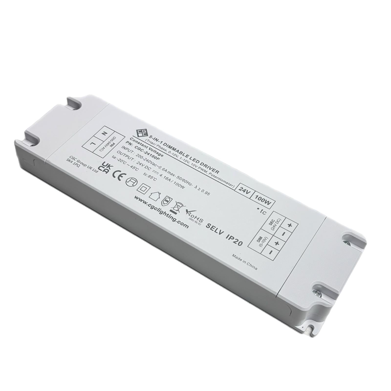 100W 24V TRIAC 5 in 1 Universal Dimmable LED Driver