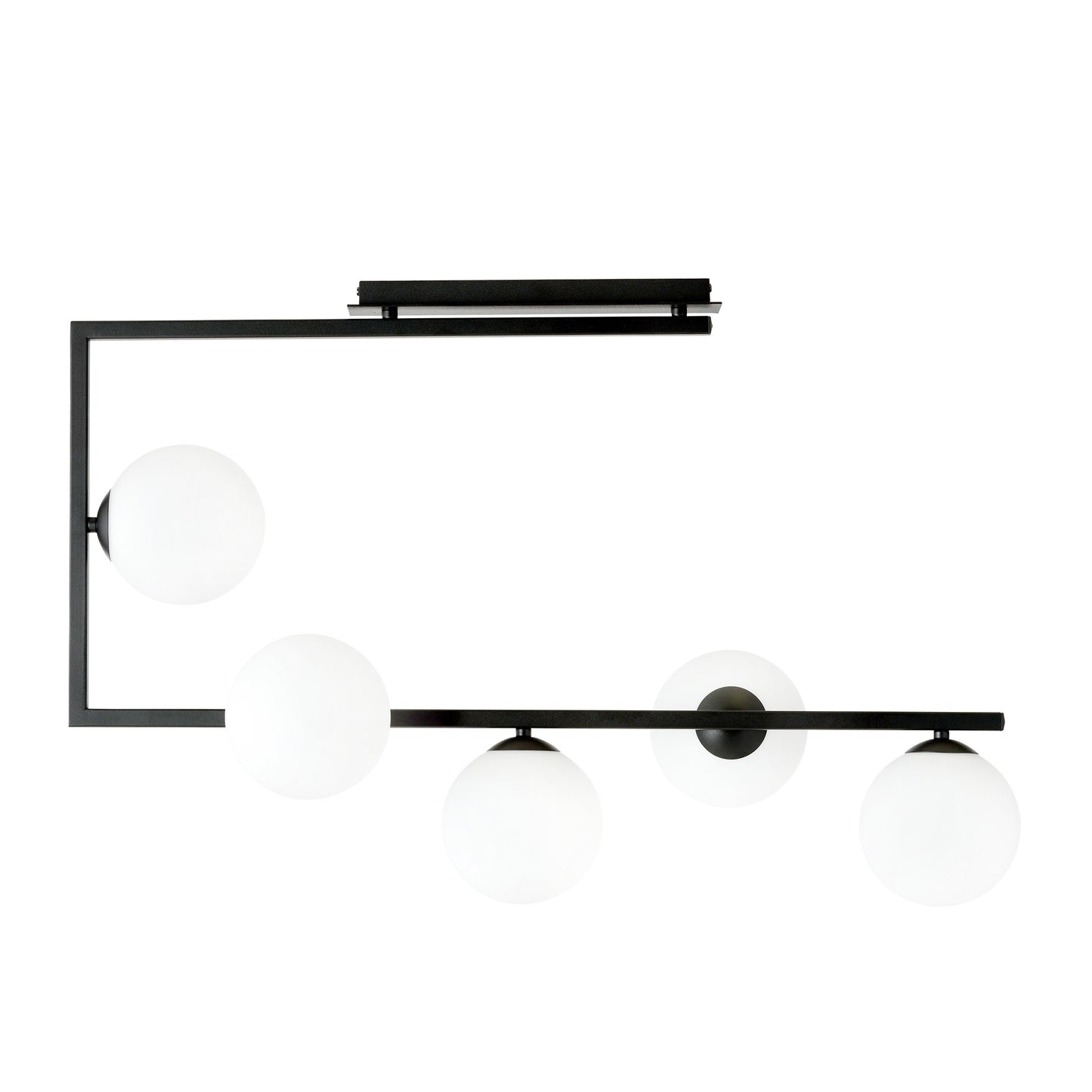 CGC SOMA 5 Black Opal Glass Ceiling lamp