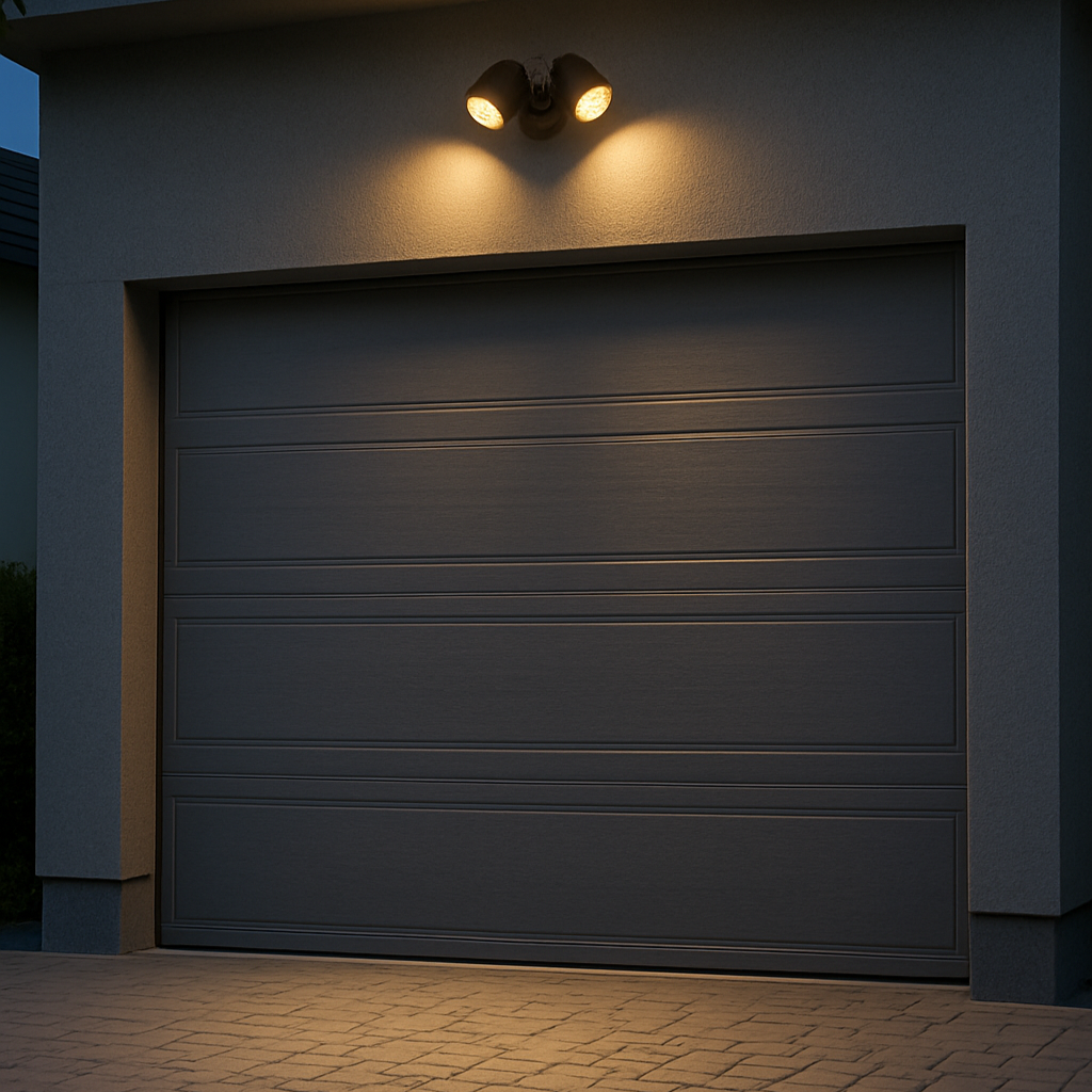 CGC MARTHA II Black Double Floodlight LED Outdoor