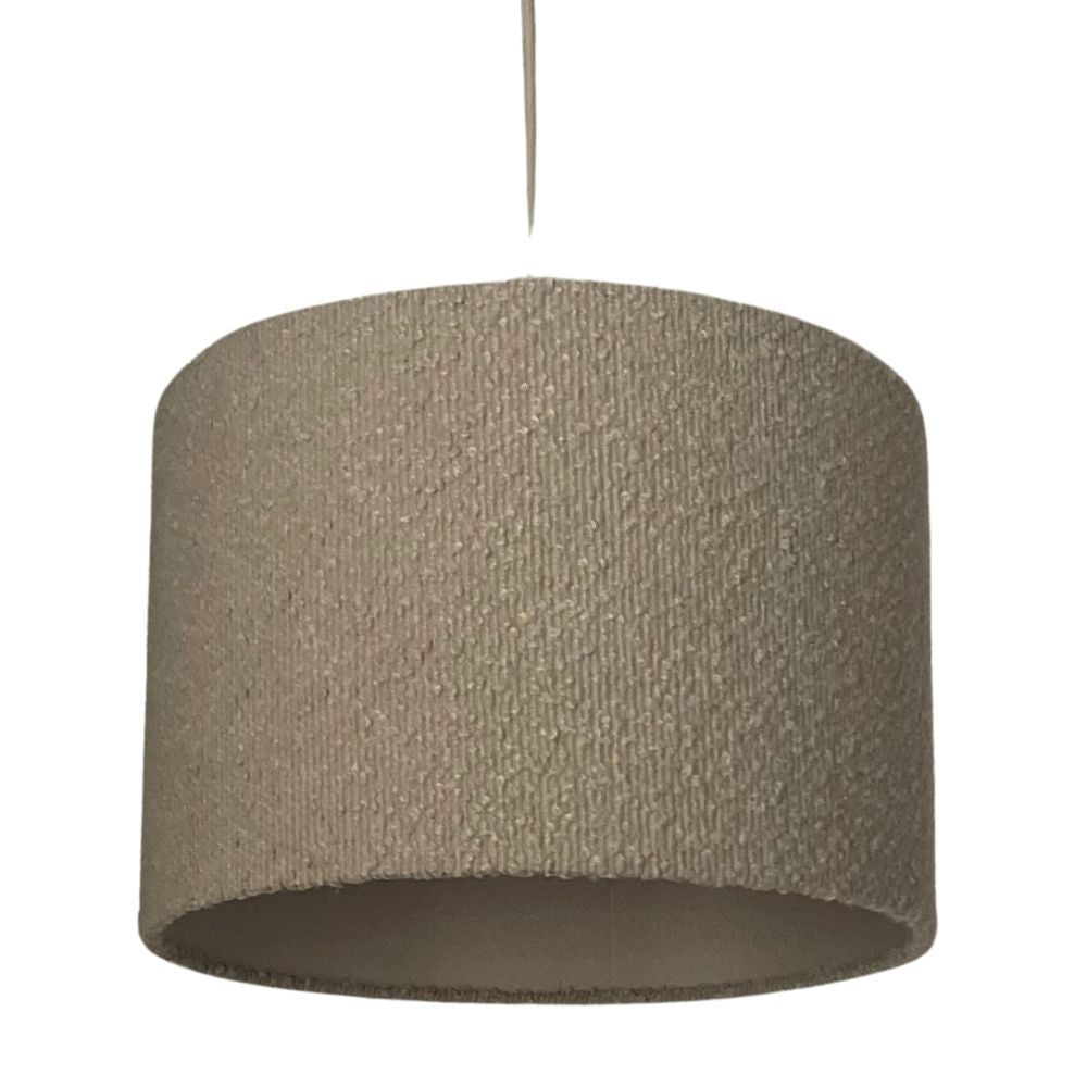 CGC PETRA Grey Boucle Ceiling or Table Lamp Shade