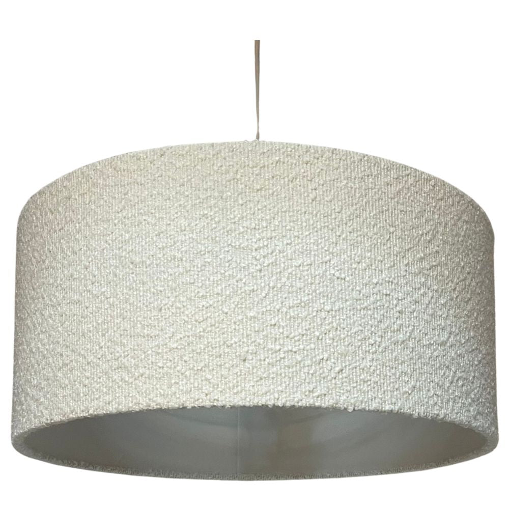 CGC PETRA Large White Boucle Ceiling or Table Lamp Shade