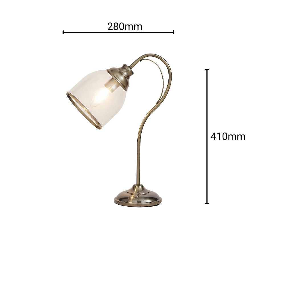 CGC KATE Antique Brass Table Lamp