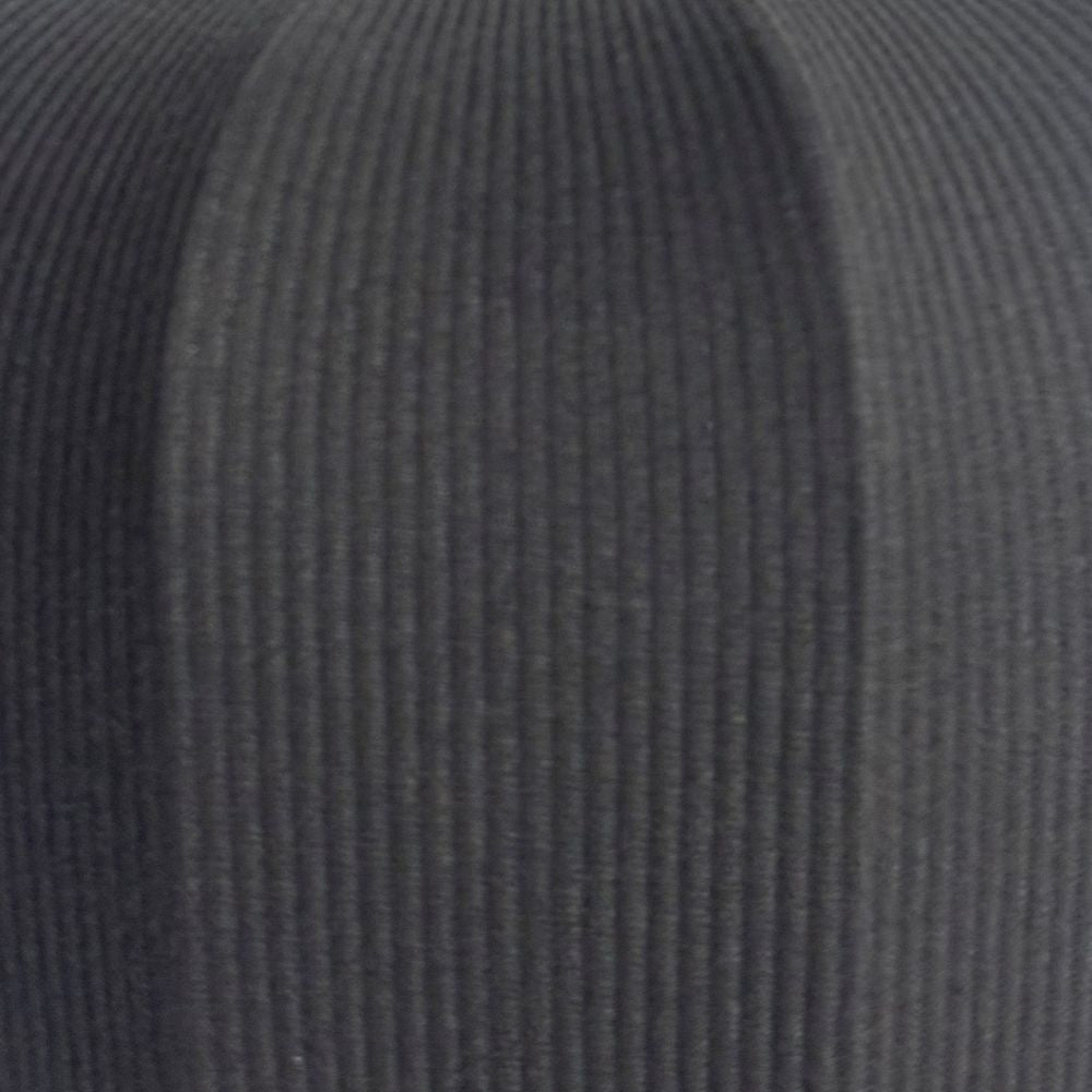 CGC LILA Black Cylinder Ribbed Stretch Cotton Fabric Lampshade