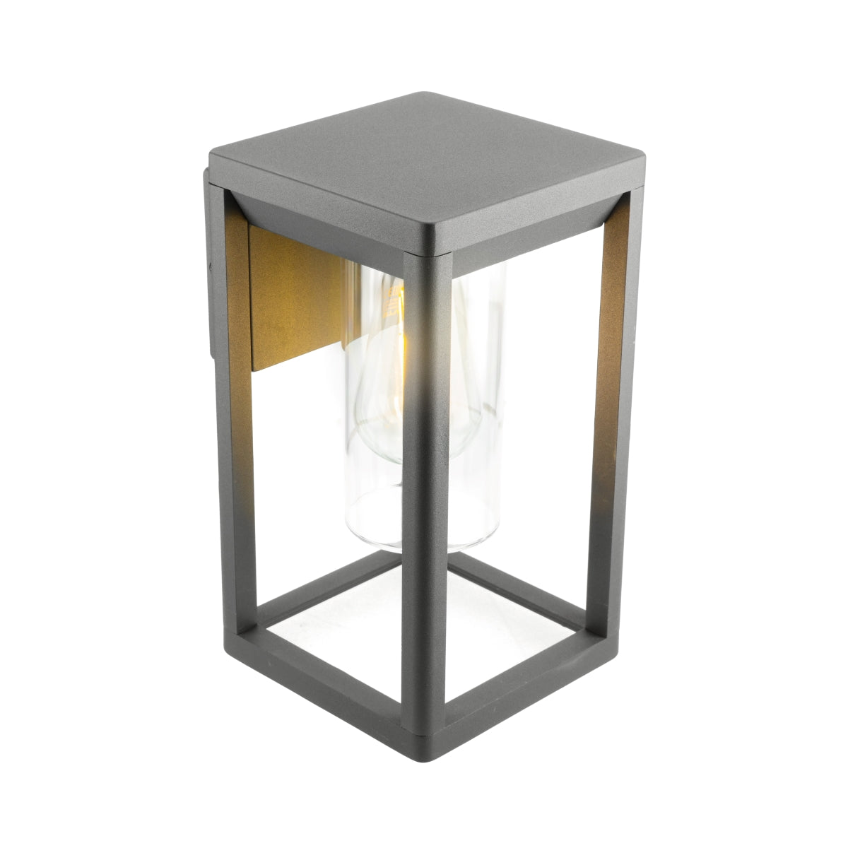 If you’re looking for a modern take on a traditional outdoor wall light, this modern anthracite lantern light with clear diffuser wall light is perfect for adding style and protection for your home. This classic wall light is designed with a contemporary twist, styled with a rectangle shape and fitted with clear diffuser that allow the light to shine effectively.