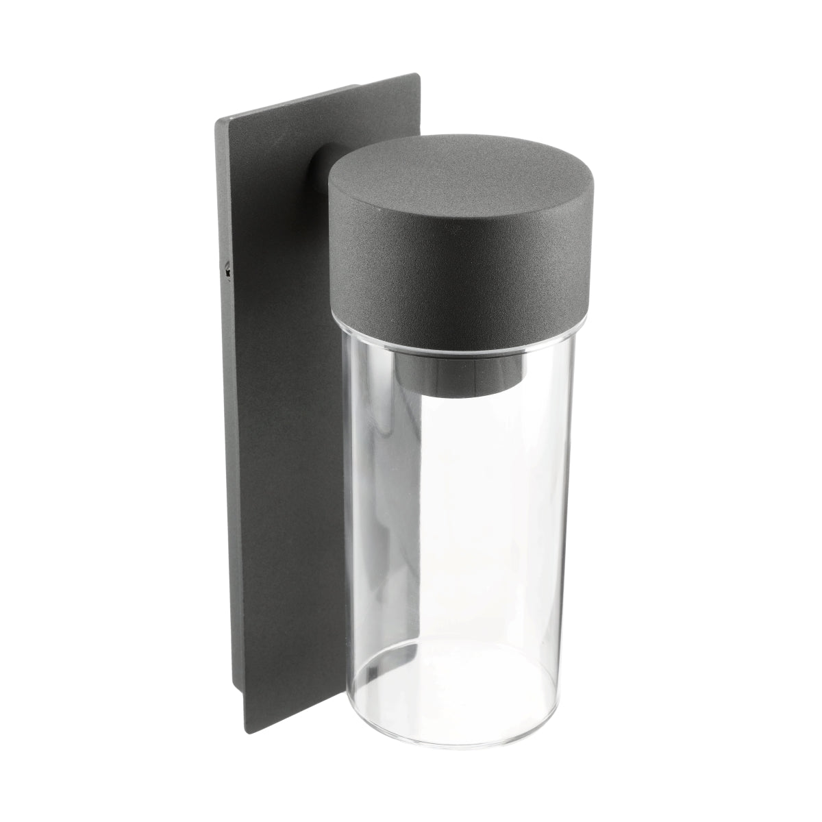 If you’re looking for a modern take on a traditional outdoor wall light, this anthracite wall light is perfect for adding style and protection for your home. This classic design with a contemporary twist, styled with a metal square backplate and fitted with a clear cylinder diffuser that allow the light to shine effectively.