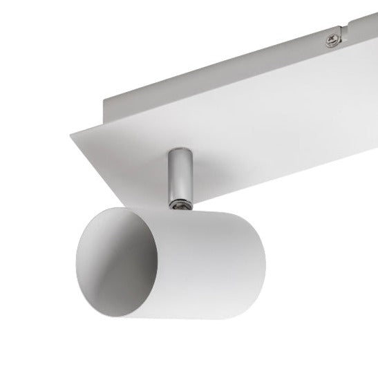 Add an industrial style to your home with the VENETO spotlight light finished in white. The lamp is also ideal for task lighting due to the adjustable heads providing a focused beam. The simplistic design of this light fitting makes it suitable for all interior styles.
