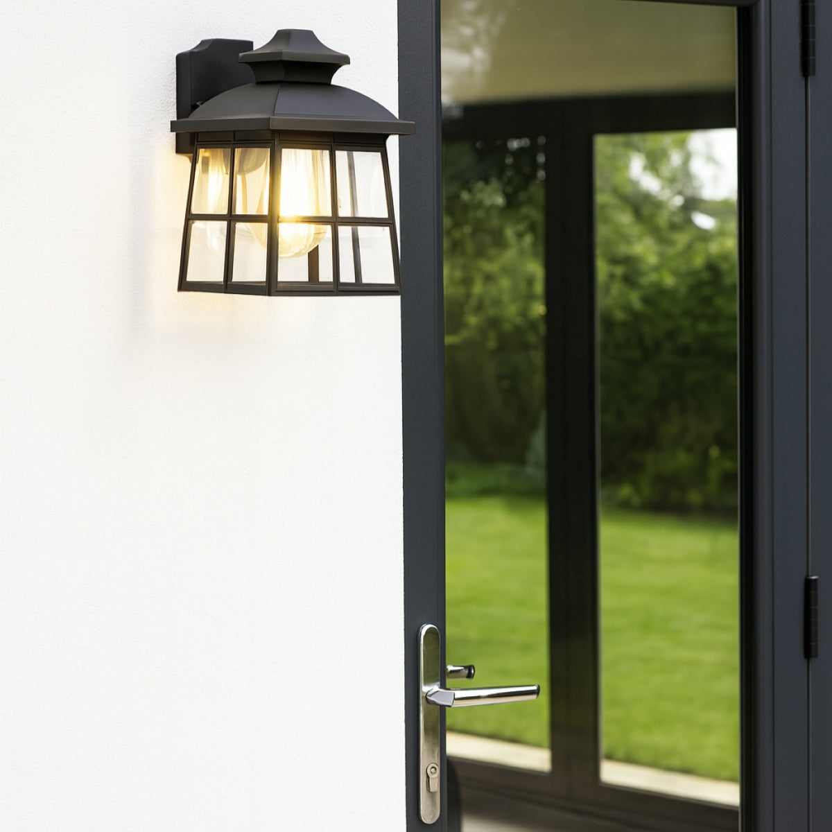 CGC HENRI Black Outdoor Wall Lantern Light