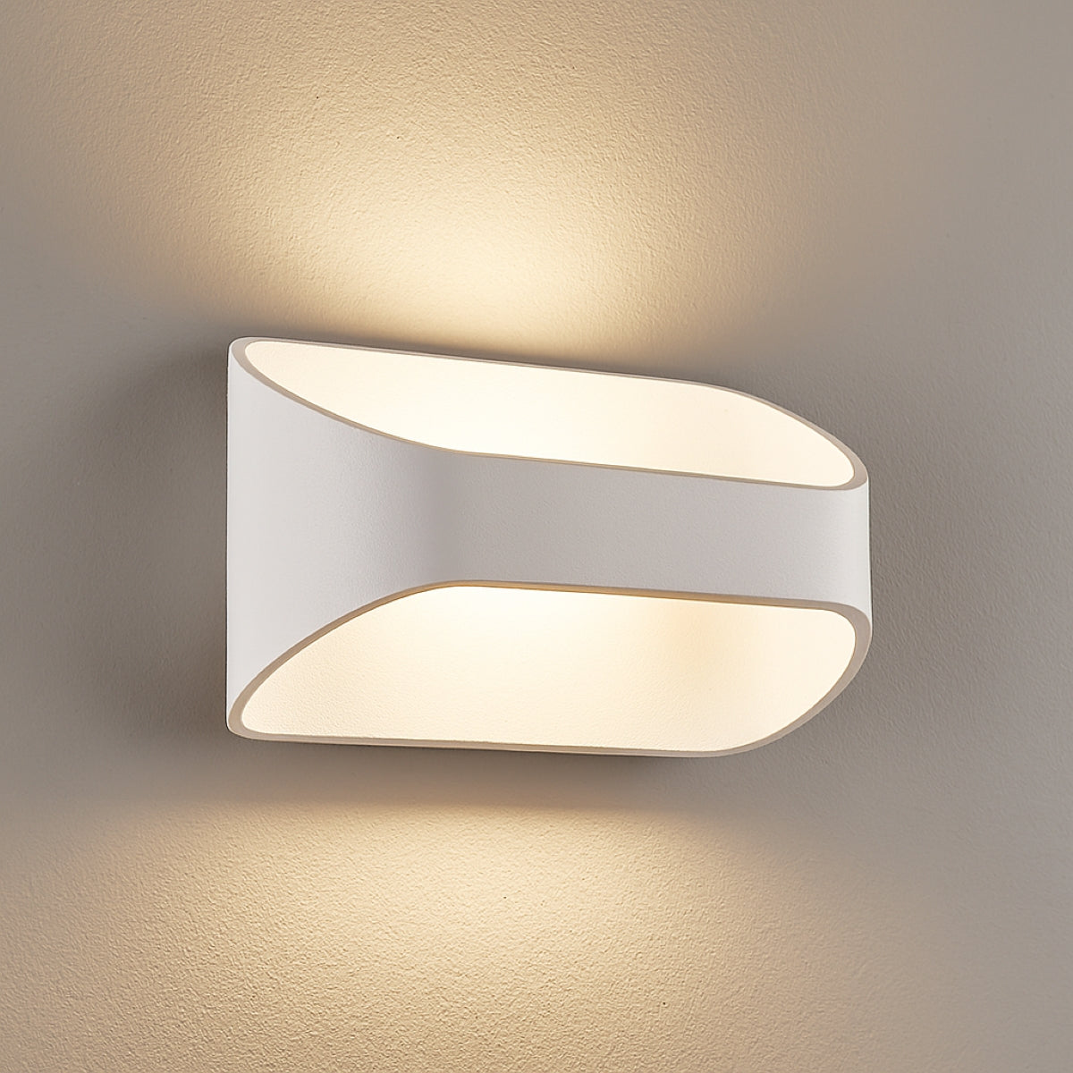CGC COLTON White Halo Up Down LED Wall Light 10W