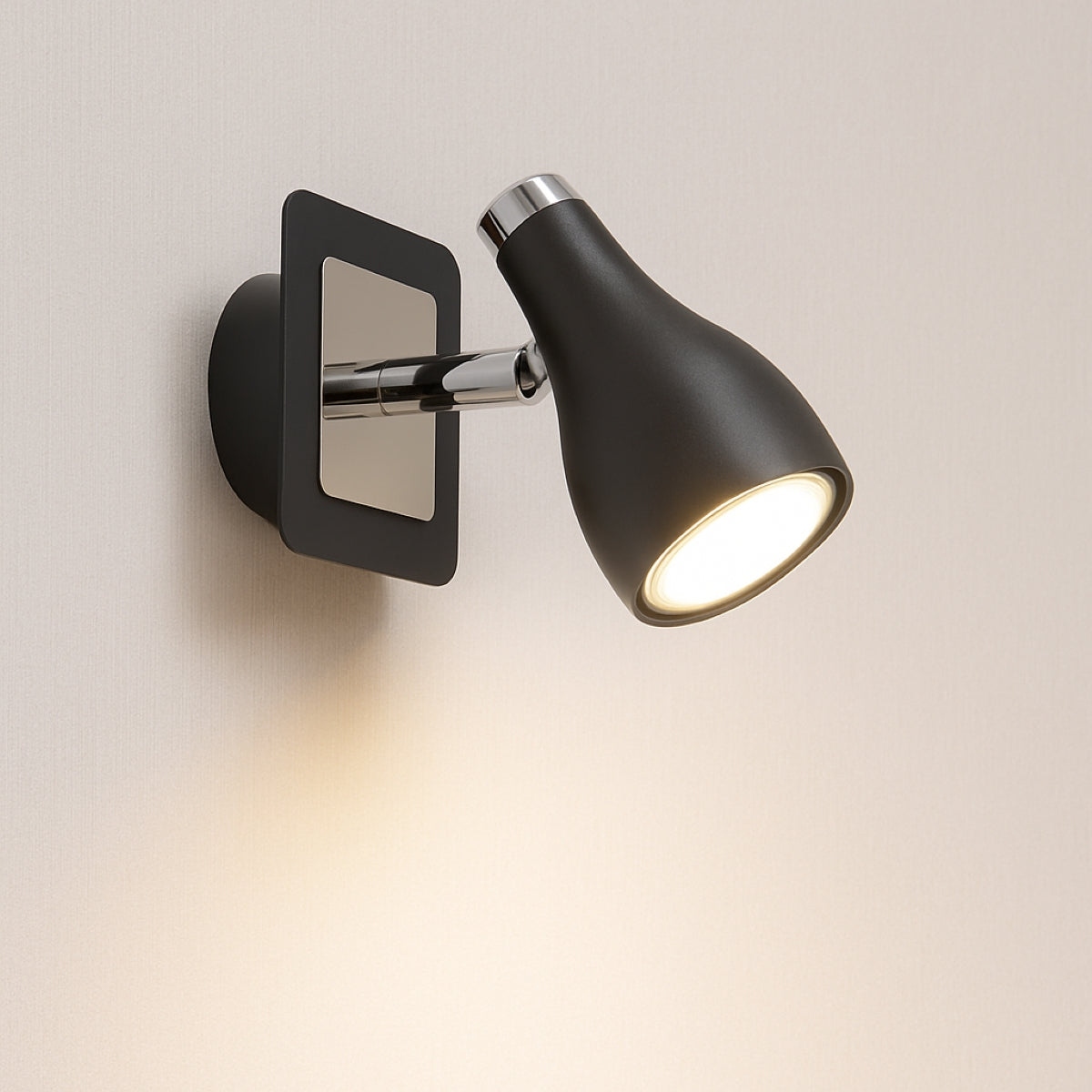CGC JONAH Black Chrome Adjustable Ceiling Wall LED Light