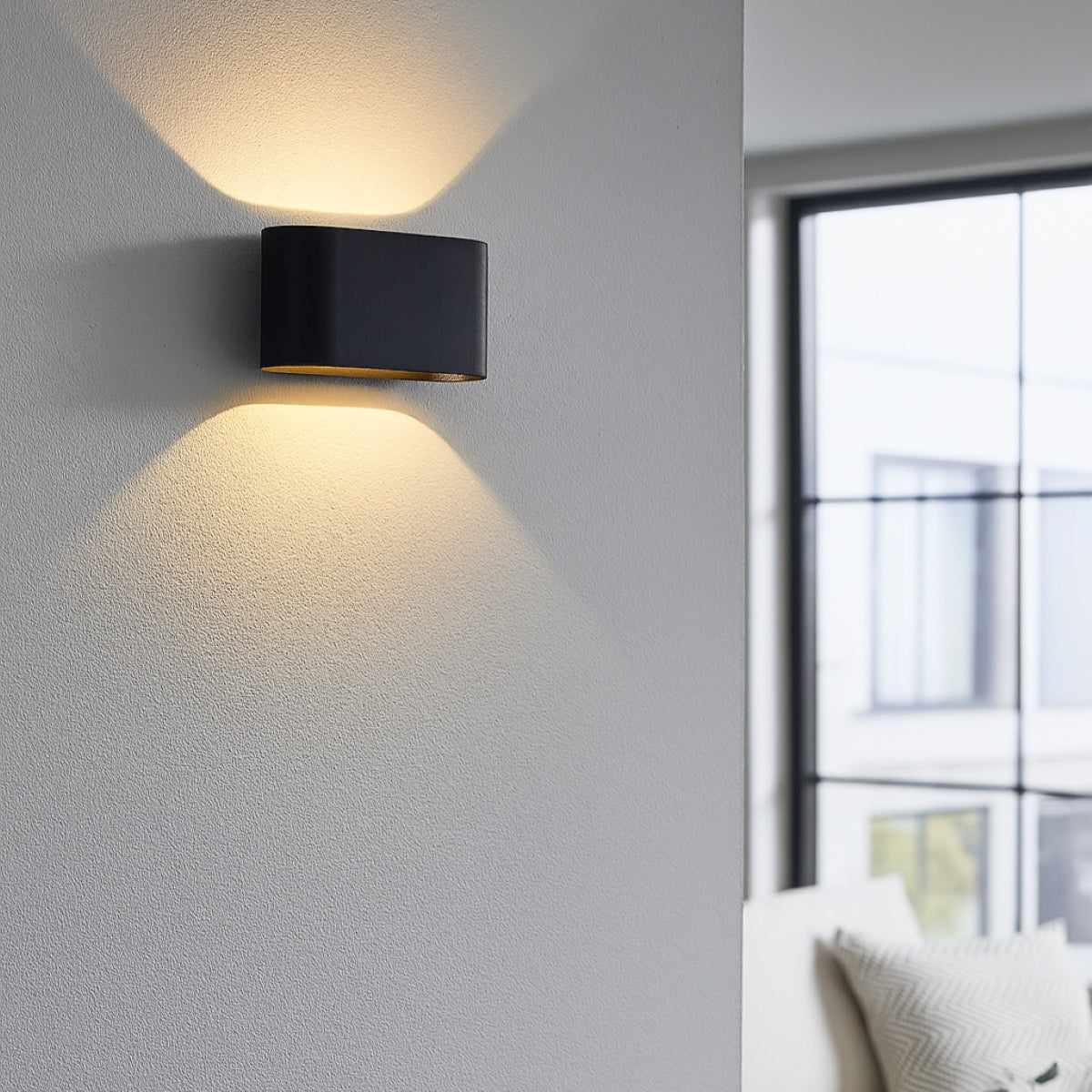 CGC JONO Black Up Down LED Wall Light