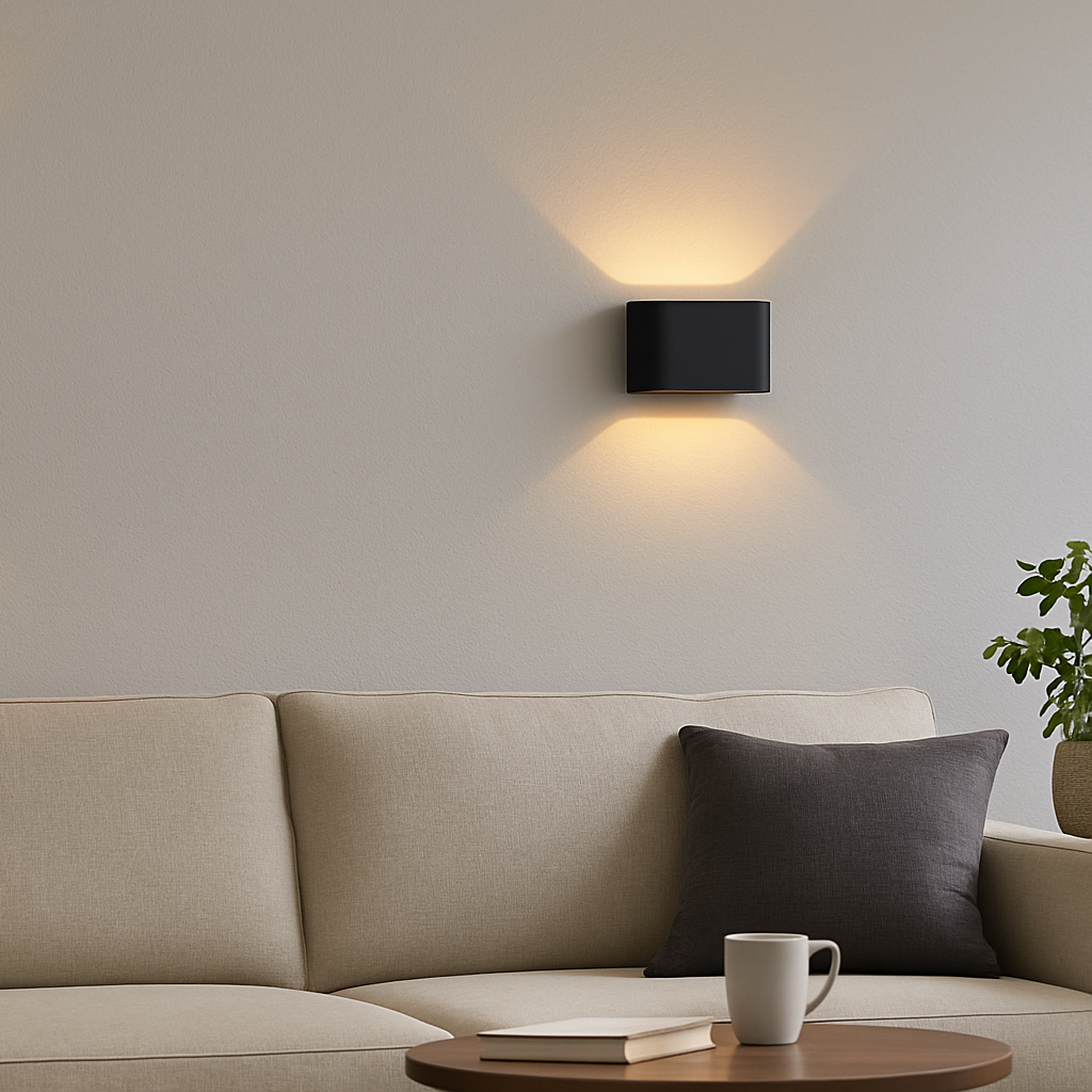 CGC JONO Black Up Down LED Wall Light