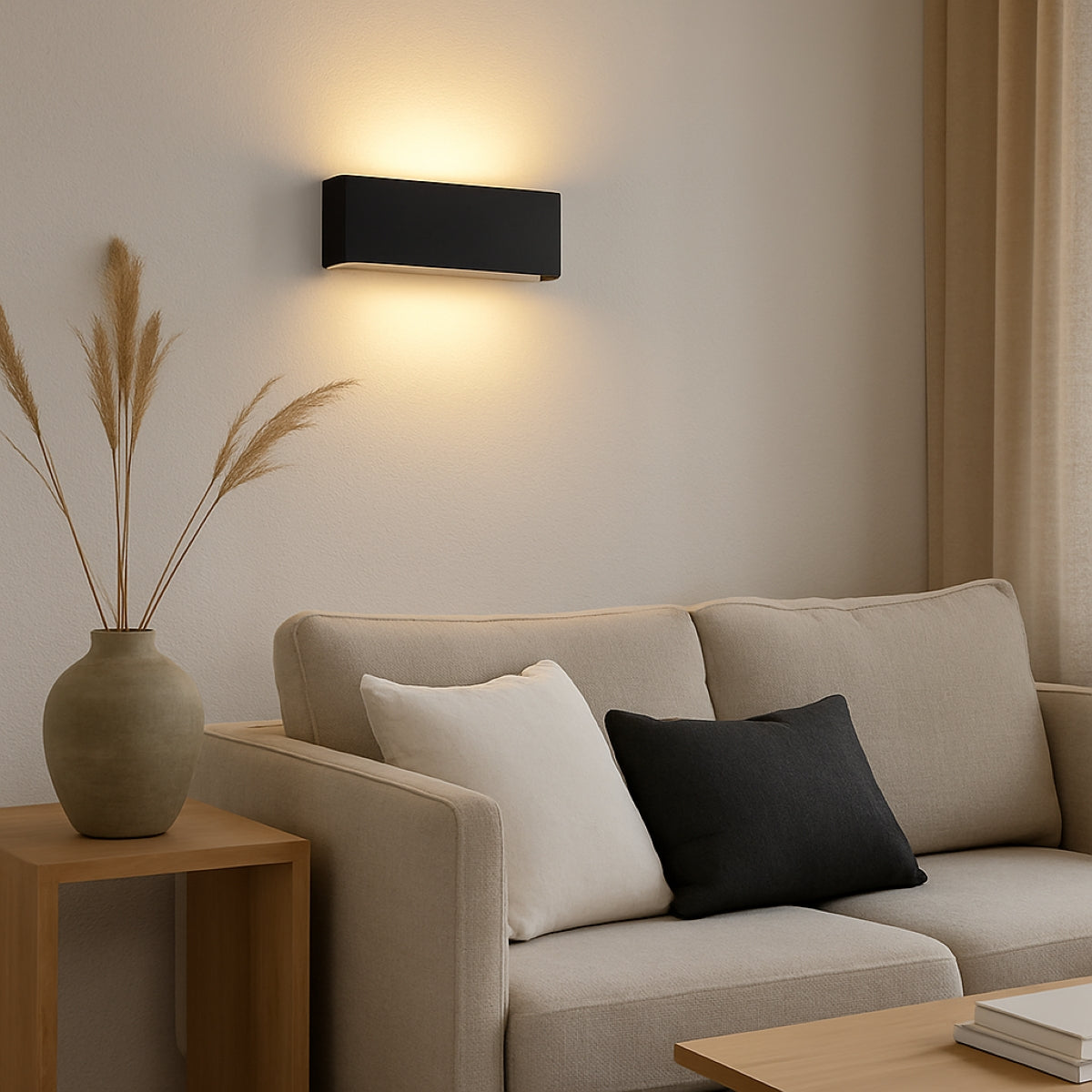 CGC ACE Black Up Down LED Wall Light 10W