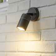 CGC MIA Dark Grey Stainless Steel GU10 Adjustable Outdoor Wall Light IP44