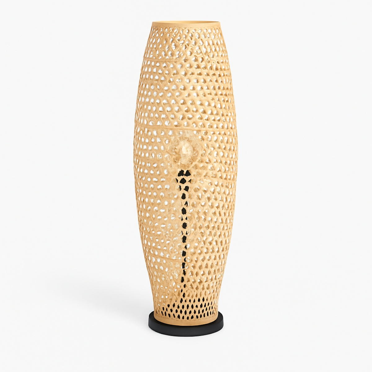 CGC Large 83cm Natural Bamboo Floor Lamp