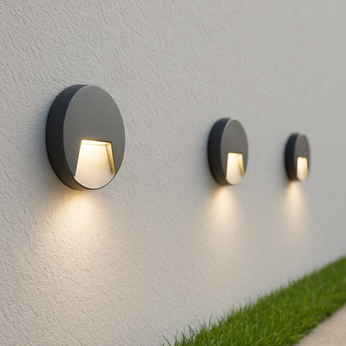 CGC PRIMROSE Black LED Round Outdoor Down Light