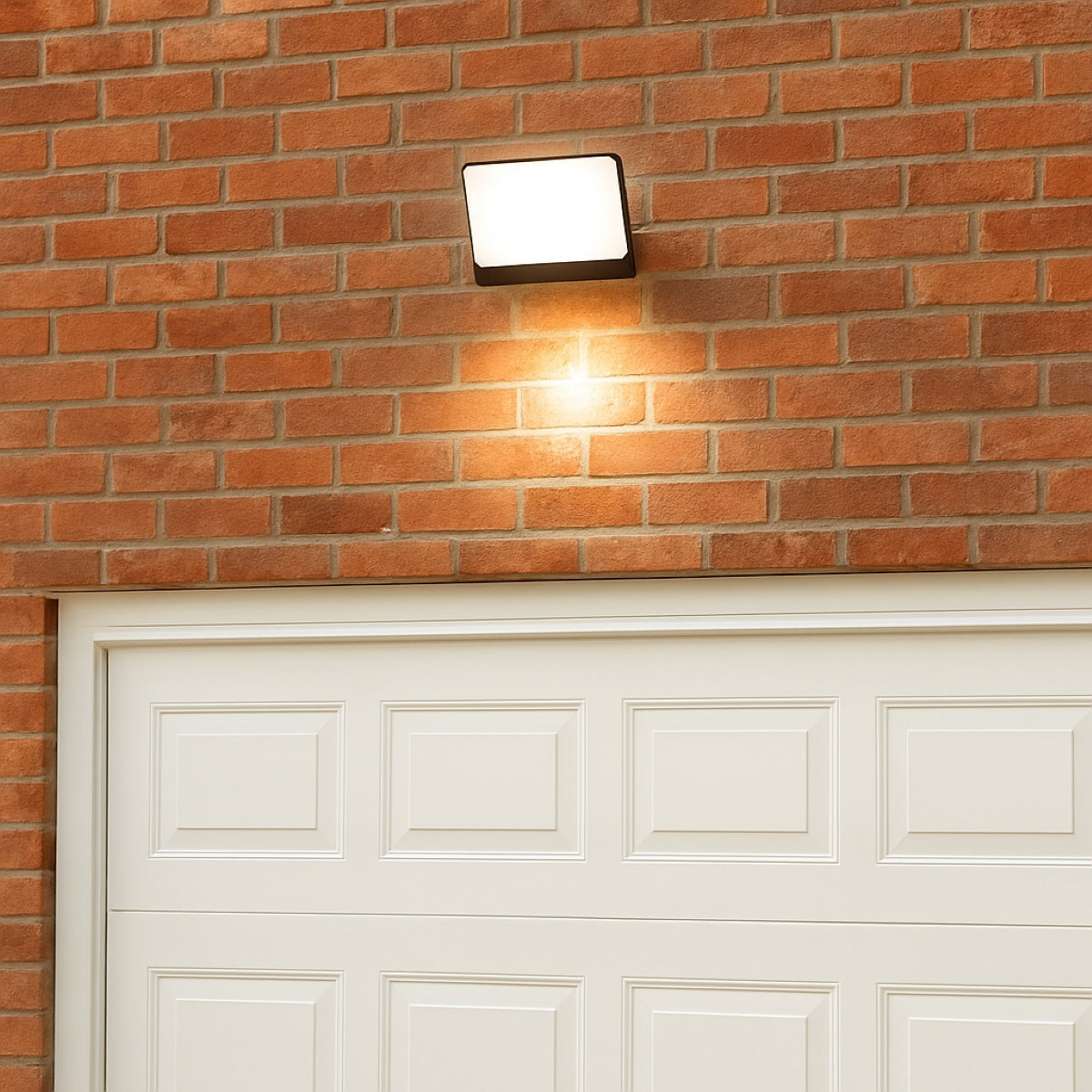 CGC PARRY 30W LED Floodlight Black Body with Full Front White Opal Diffuser 2700lm 4000k
