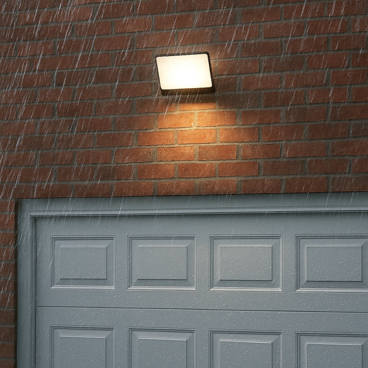 CGC PARRY 30W LED Floodlight Black Body with Full Front White Opal Diffuser 2700lm 4000k