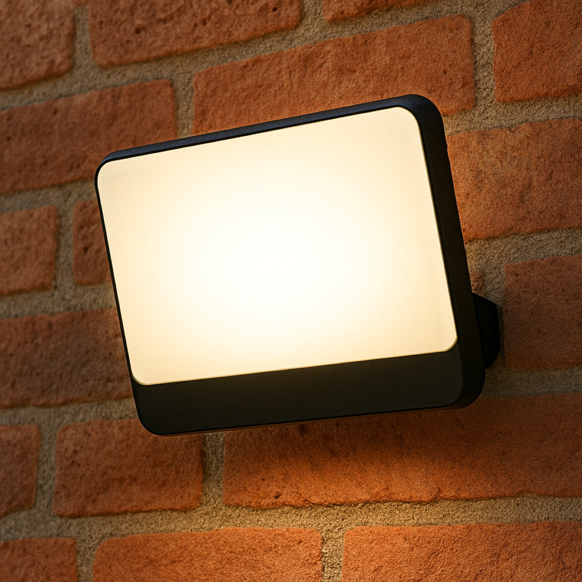 CGC PARRY 30W LED Floodlight Black Body with Full Front White Opal Diffuser 2700lm 4000k