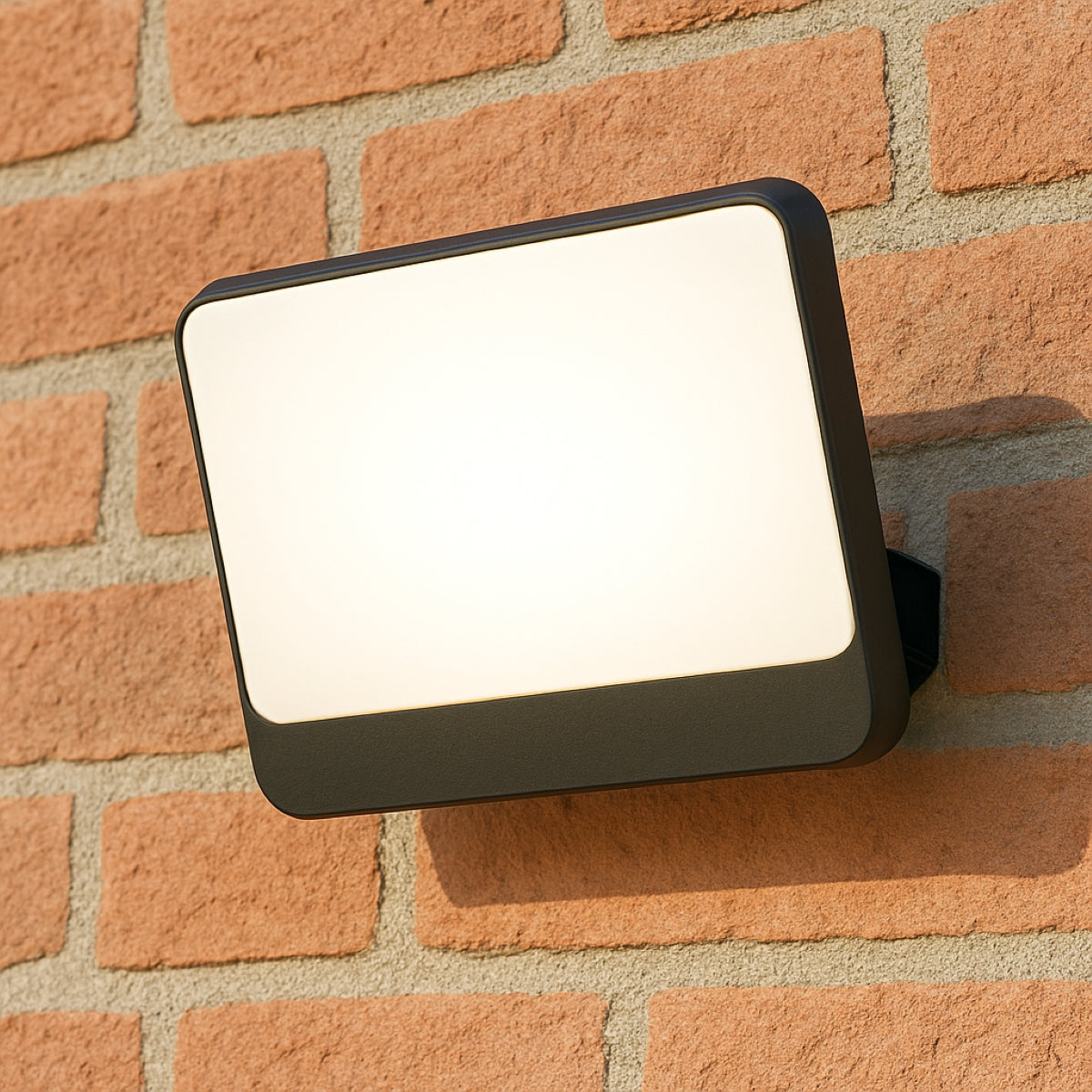 CGC PARRY 50W LED Floodlight Black Body with Full Front White Opal Diffuser 4500lm 4000k