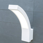 CGC PARIS White LED Curved Outdoor Wall Light