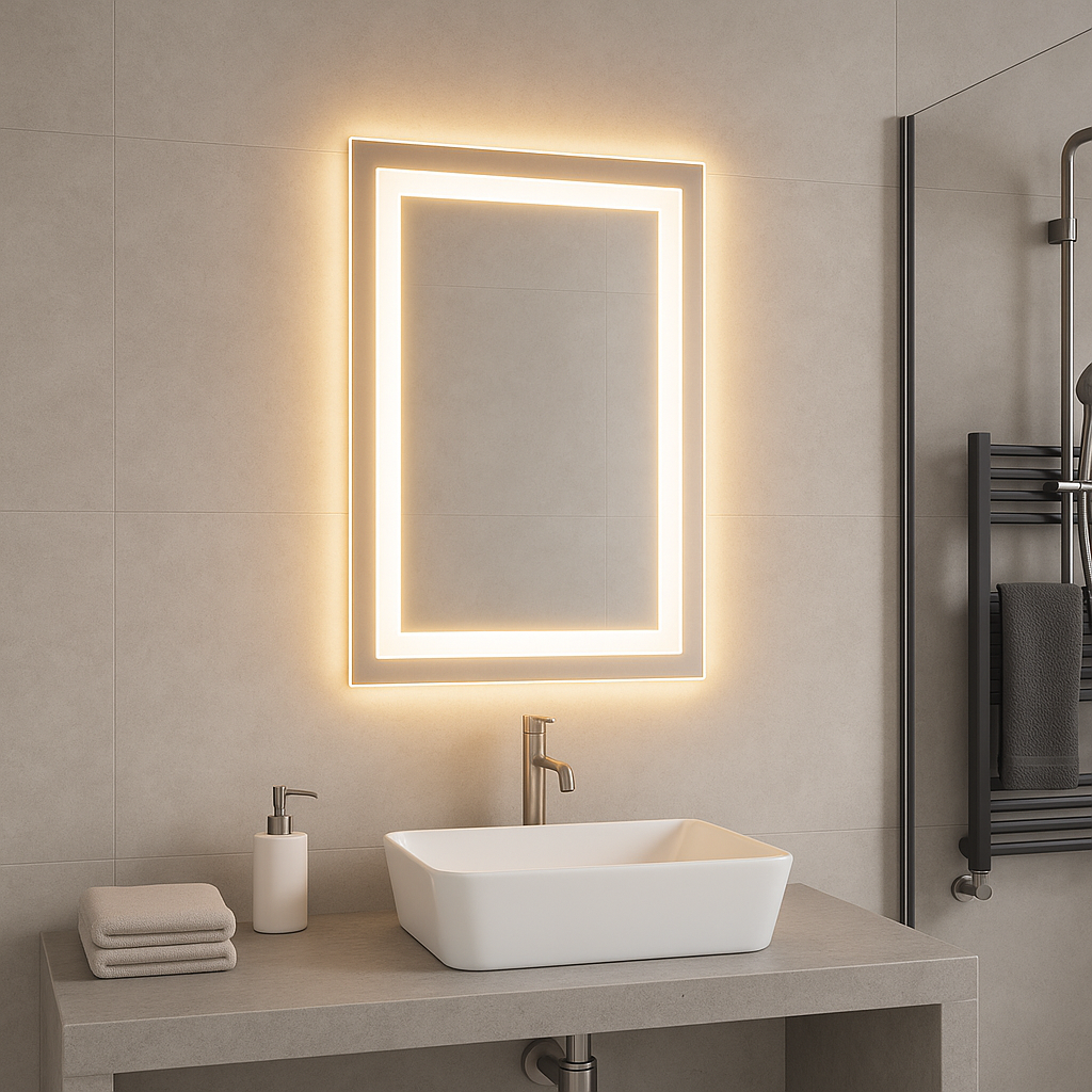 CGC JULIANA LED Illuminated Bathroom Mirror Light 800x500mm