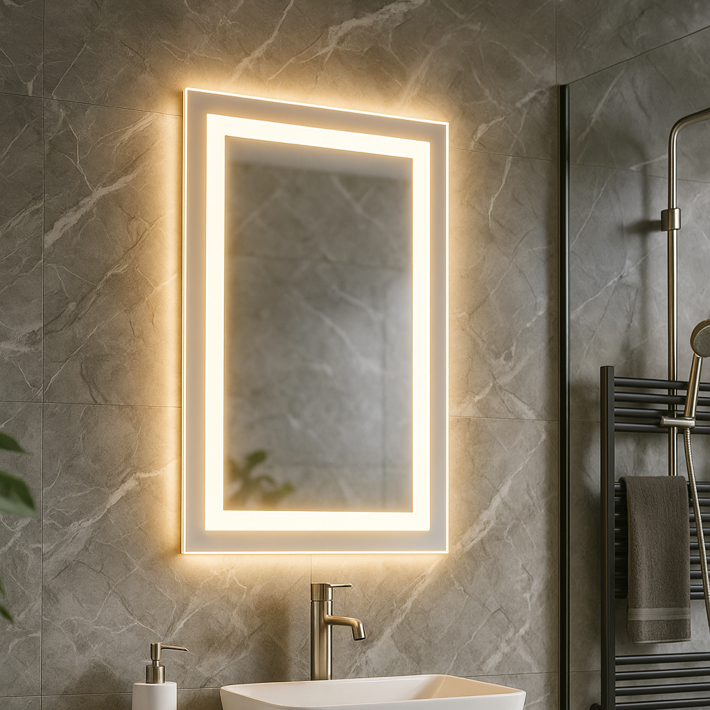 CGC JULIANA LED Illuminated Bathroom Mirror Light 800x500mm