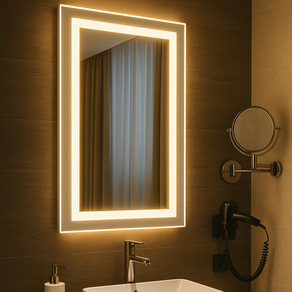 CGC JULIANA LED Illuminated Bathroom Mirror Light 800x500mm