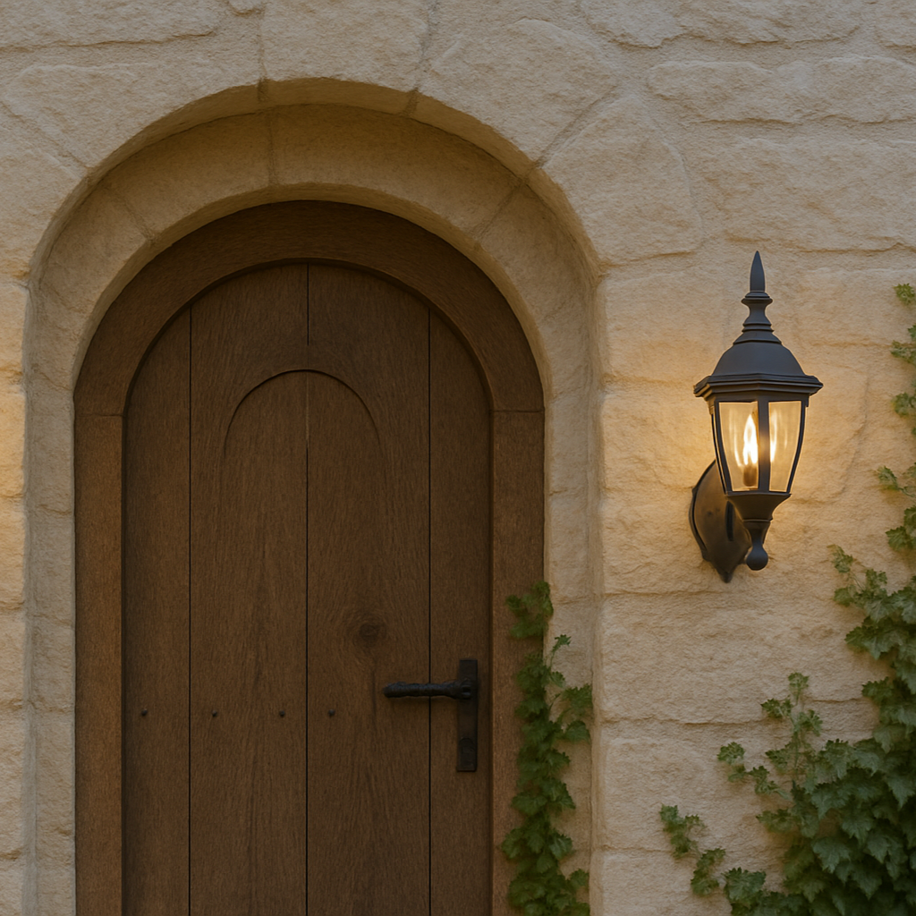 CGC DADA Black Outdoor Wall Lantern Vintage Wall Light IP44 E27 Standard Screw Polycarbonate