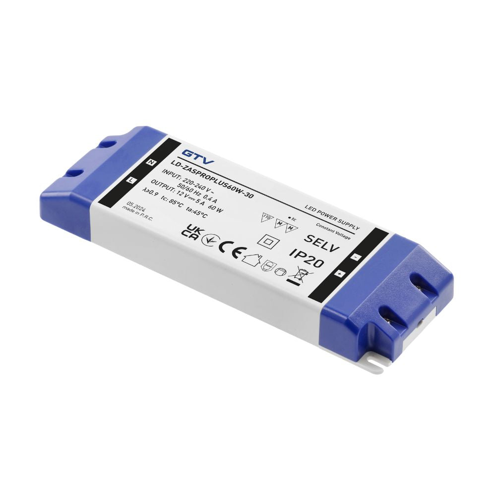 60W 12V Non-Dimmable LED Driver