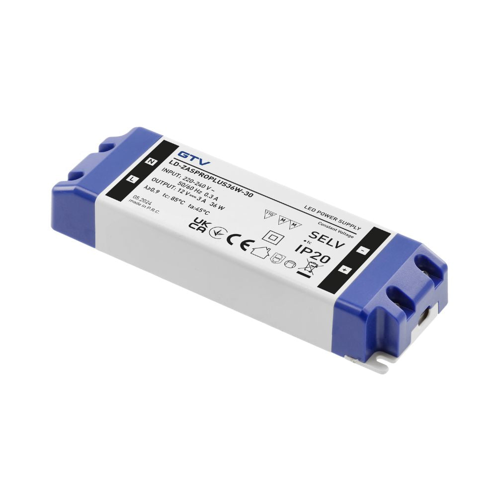 36W 12V Non-Dimmable LED Driver