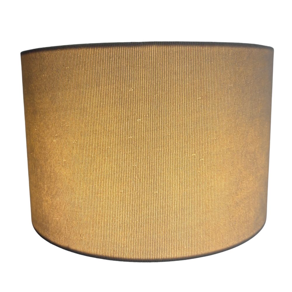 CGC LOLA Cream Corduroy 30cm Lampshade Matching Silk Inner