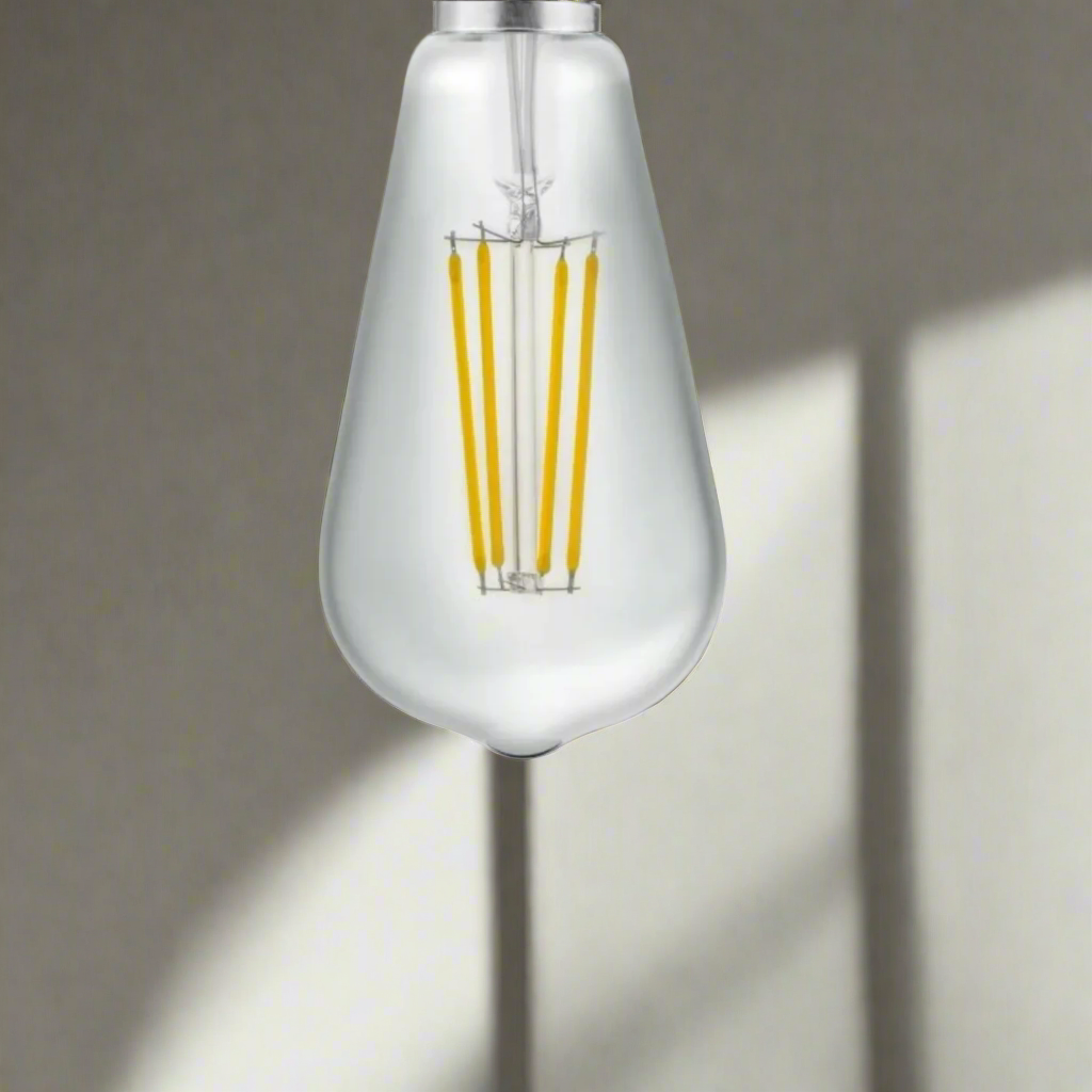 CGC E27 Clear 3000k 6W LED Filament Light Bulb Non Dimmable