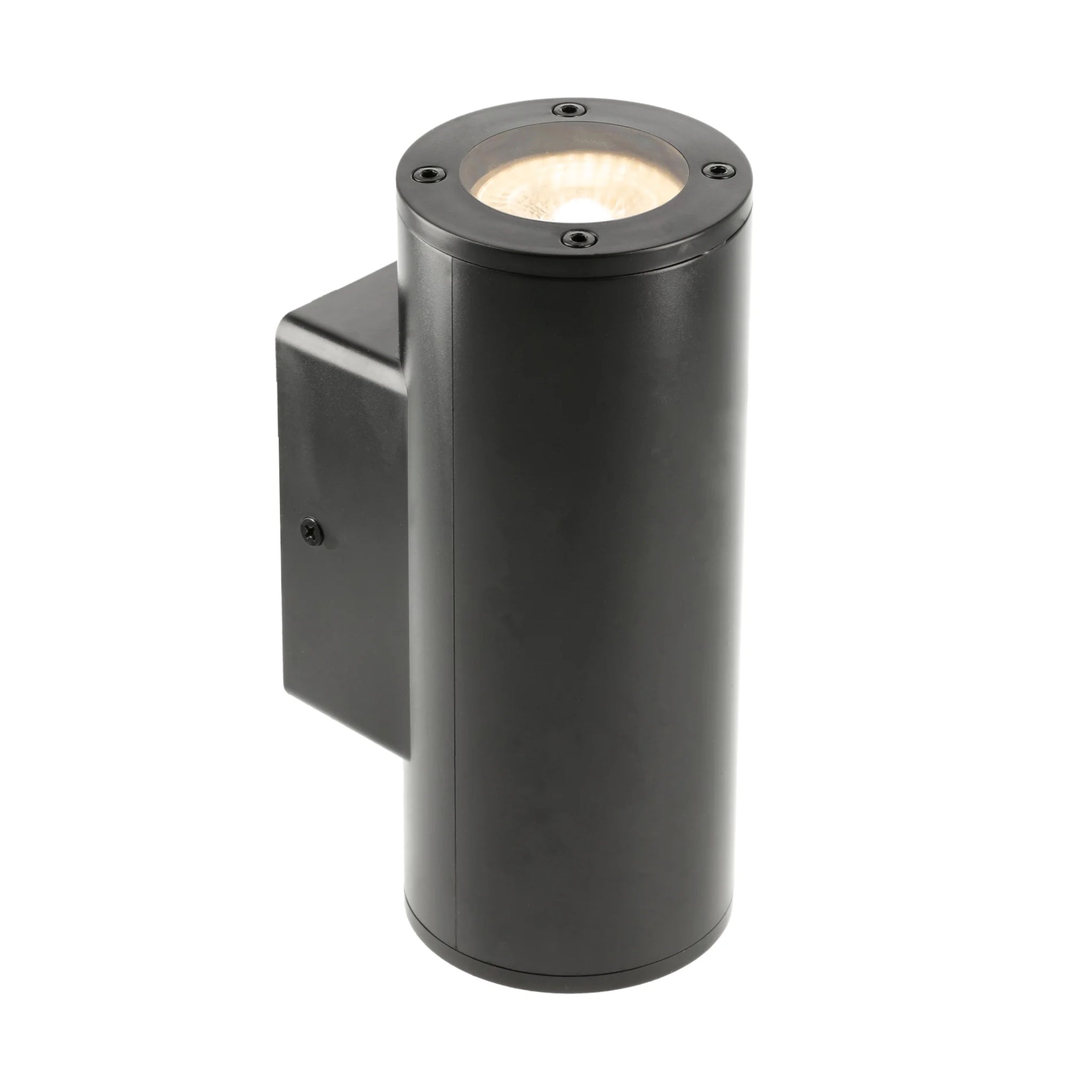 Our Sherri up and down black cylinder wall light would look perfect in a modern or more traditional home design. Outside lights can provide atmospheric light in your garden, at the front door, patio, walls driveway or on the terrace as well as a great security solution. It is designed for durability and longevity with its robust material producing a fully weatherproof and water resistant light fitting.