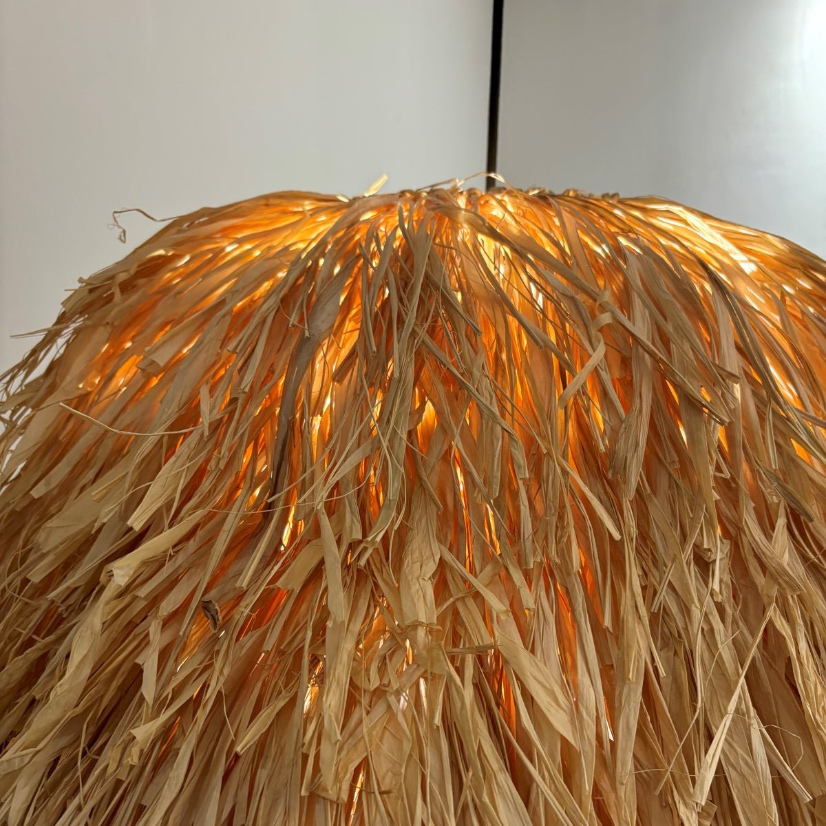 CGC Gilli Large Natural Raffia Grass  67 cm Lampshade Easy Fit Pendant Light Shade