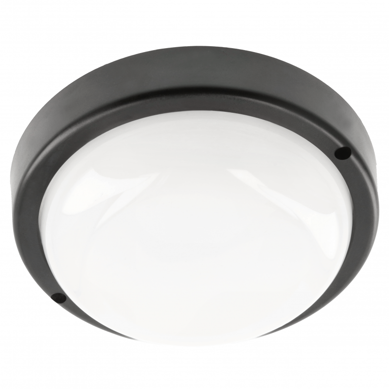 CGC KODO Black Round Ceiling Wall Light Surface Mount LED, 18W, 1620lm, 4000K