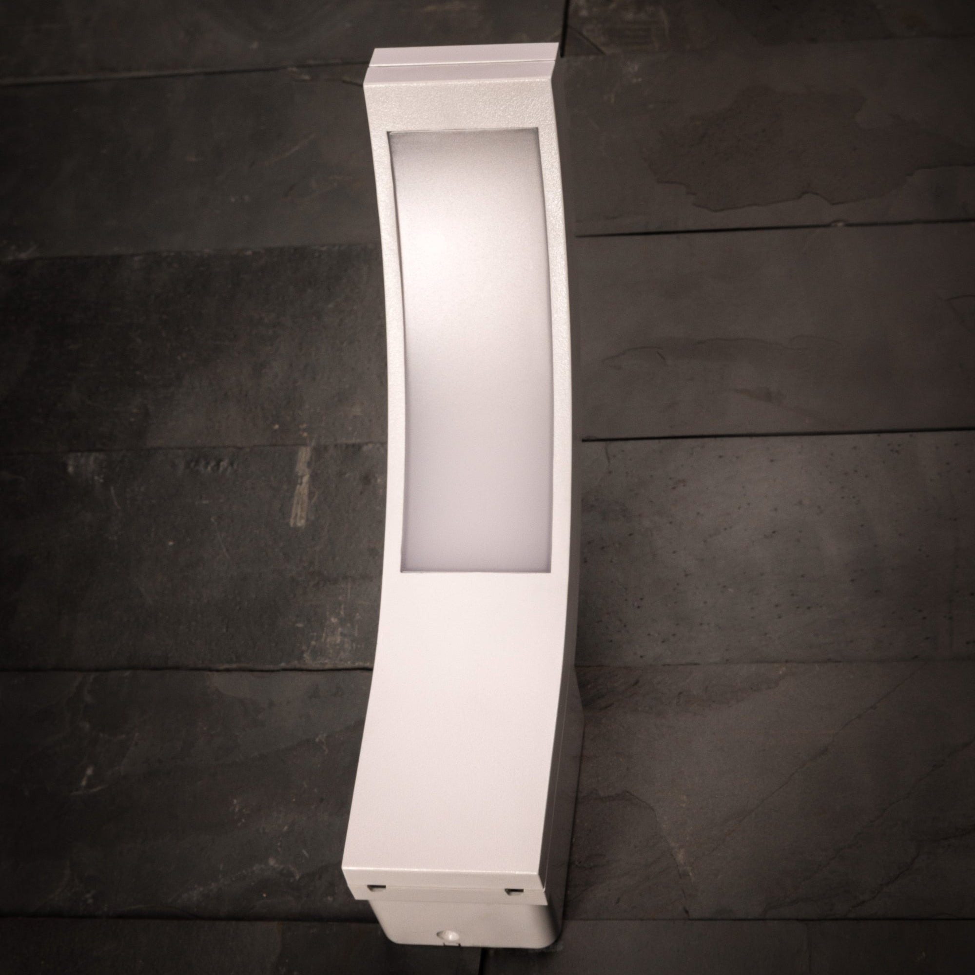 CGC PARIS White LED Curved Outdoor Wall Light
