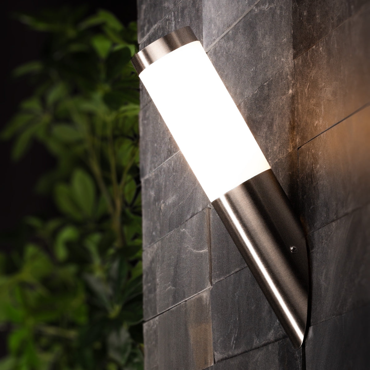 CGC ASTER Stainless Steel Outdoor Angled Wall Light
