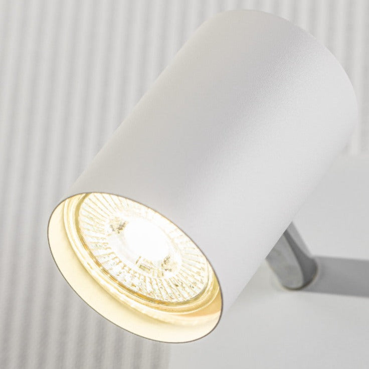Add an industrial style to your home with the VENETO spotlight light finished in white. The lamp is also ideal for task lighting or reading lights due to the adjustable heads providing a focused beam. The simplistic design of this light fitting makes it suitable for all interior styles.