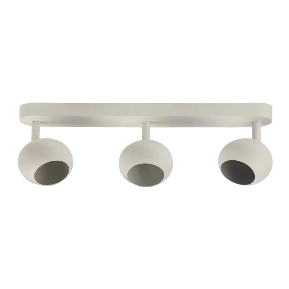 CGC NIEVE Matt White Triple Three Head GU10 Ceiling Surface Spot Light Round Head