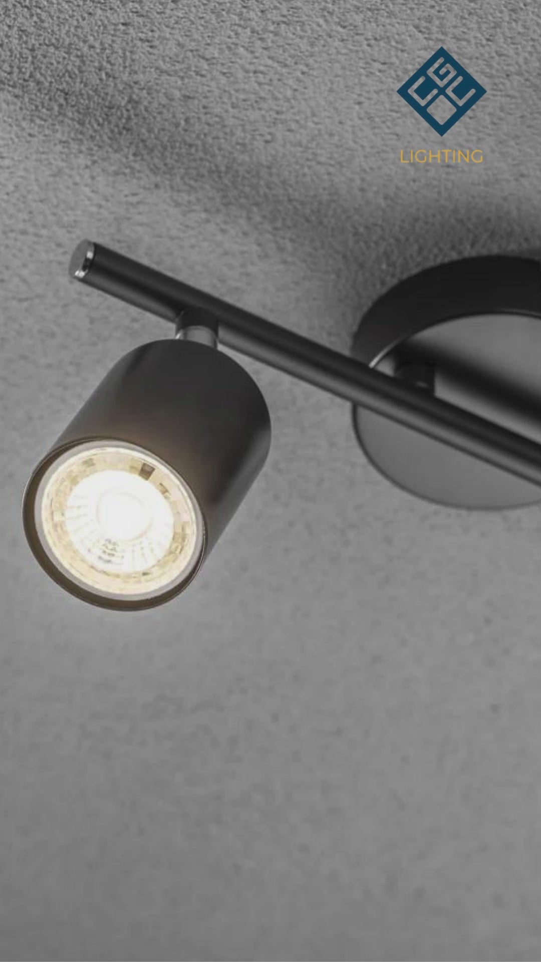 CGC JACK Square White Four Head GU10 Ceiling Spot Light