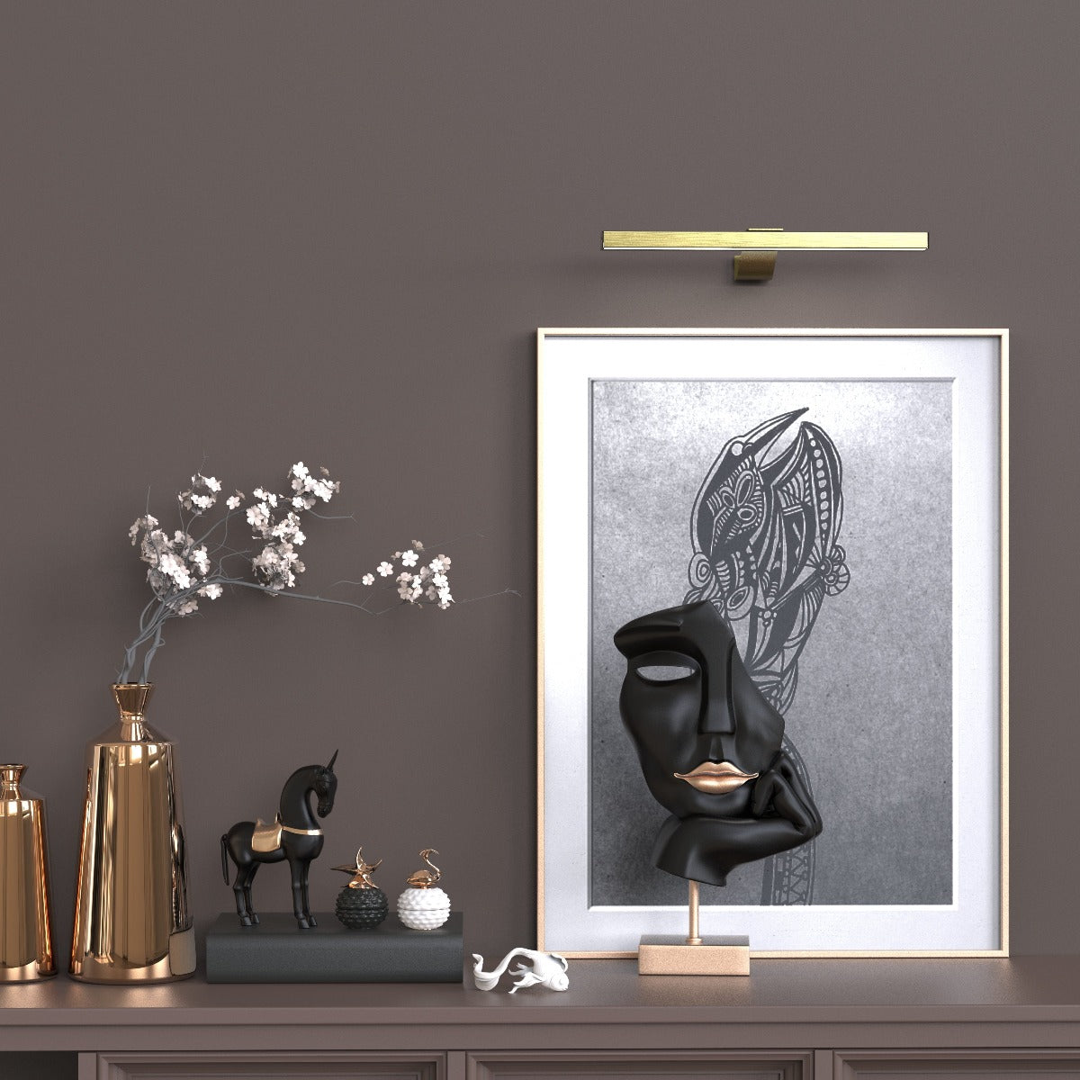 Libra's elegant and stylish finish makes it the ideal addition to any room. It will look perfect in both traditional and modern environments. The beauty of this wall light means you can install it on any wall without the requirement of expensive electrician fees and mains installation.