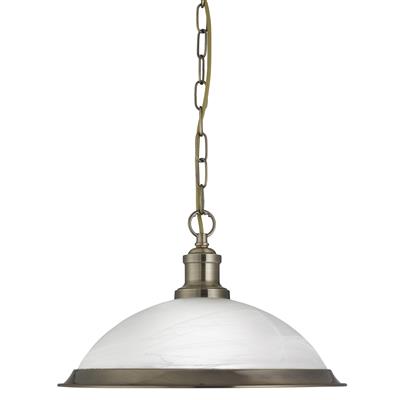 CGC BISTRO Ceiling Light - Antique Brass & Marble