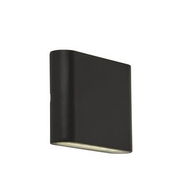 CGC STRAT Black & Clear Diffuser LED Outdoor Wall Light
