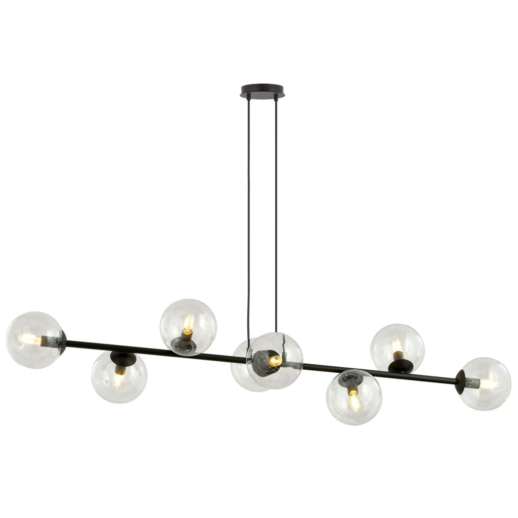 CGC ROSSI 8 BL TRANSPARENT PENDANT LIGHT