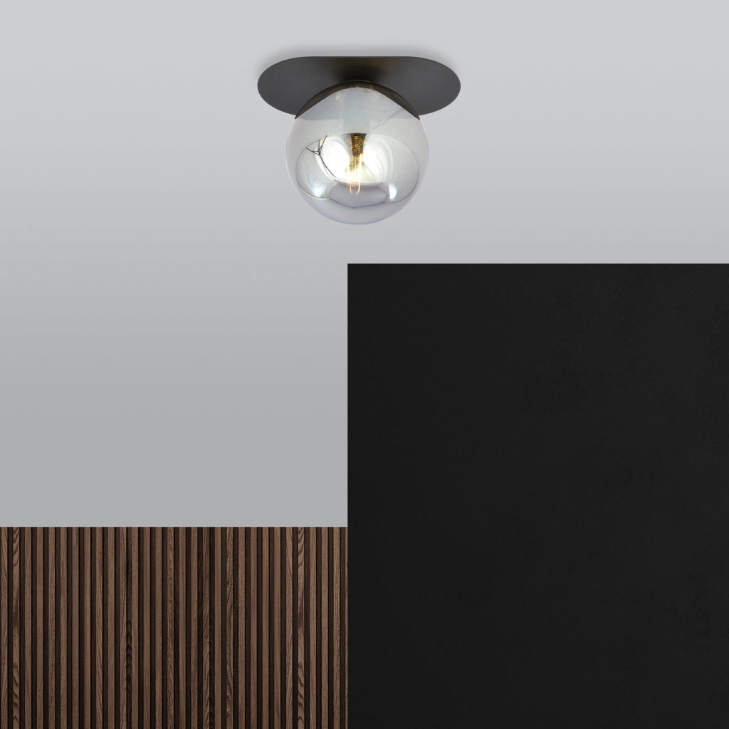 CGC PLAZA 1 BLACK/GRAFIT CEILING LAMP LIGHT