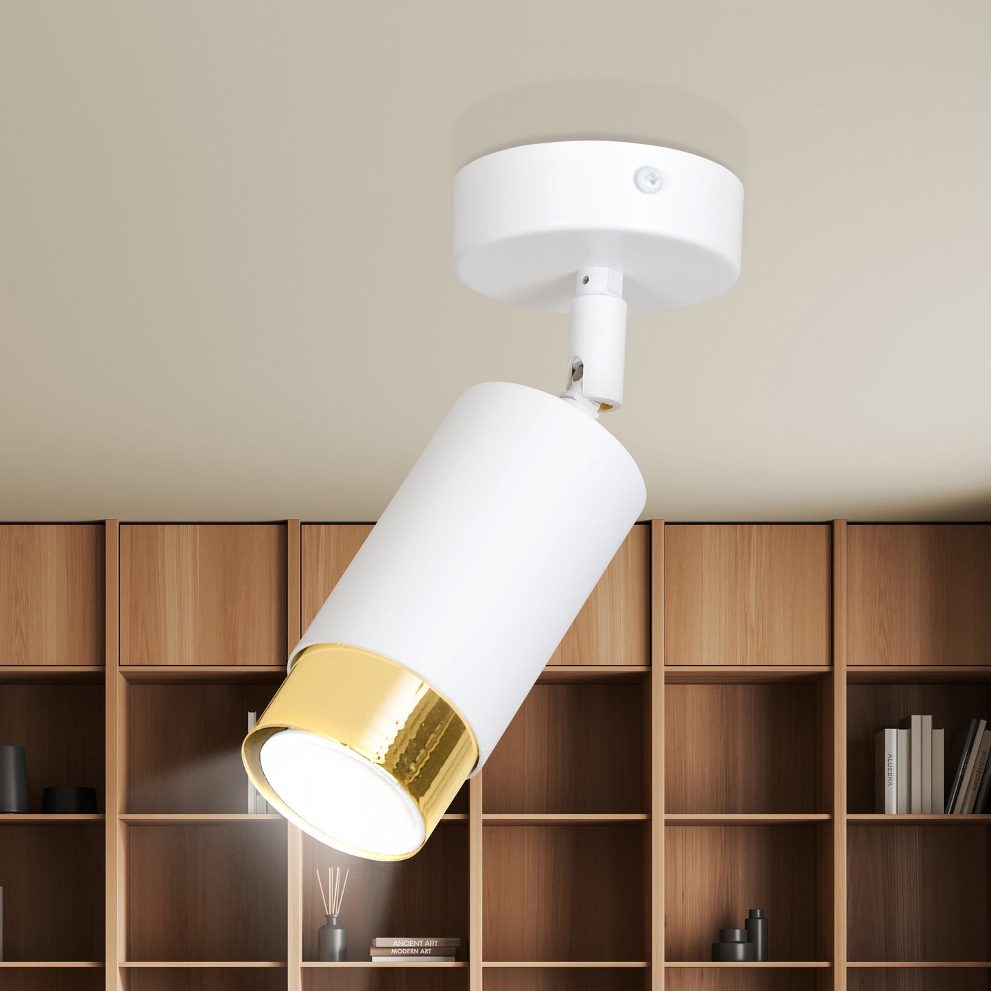 CGC HIRO 1 WH/GOLD CEILING LAMP LIGHT