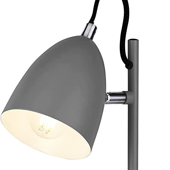 CGC KOBIE Large Matt Grey Desk Table Lamp Task Light