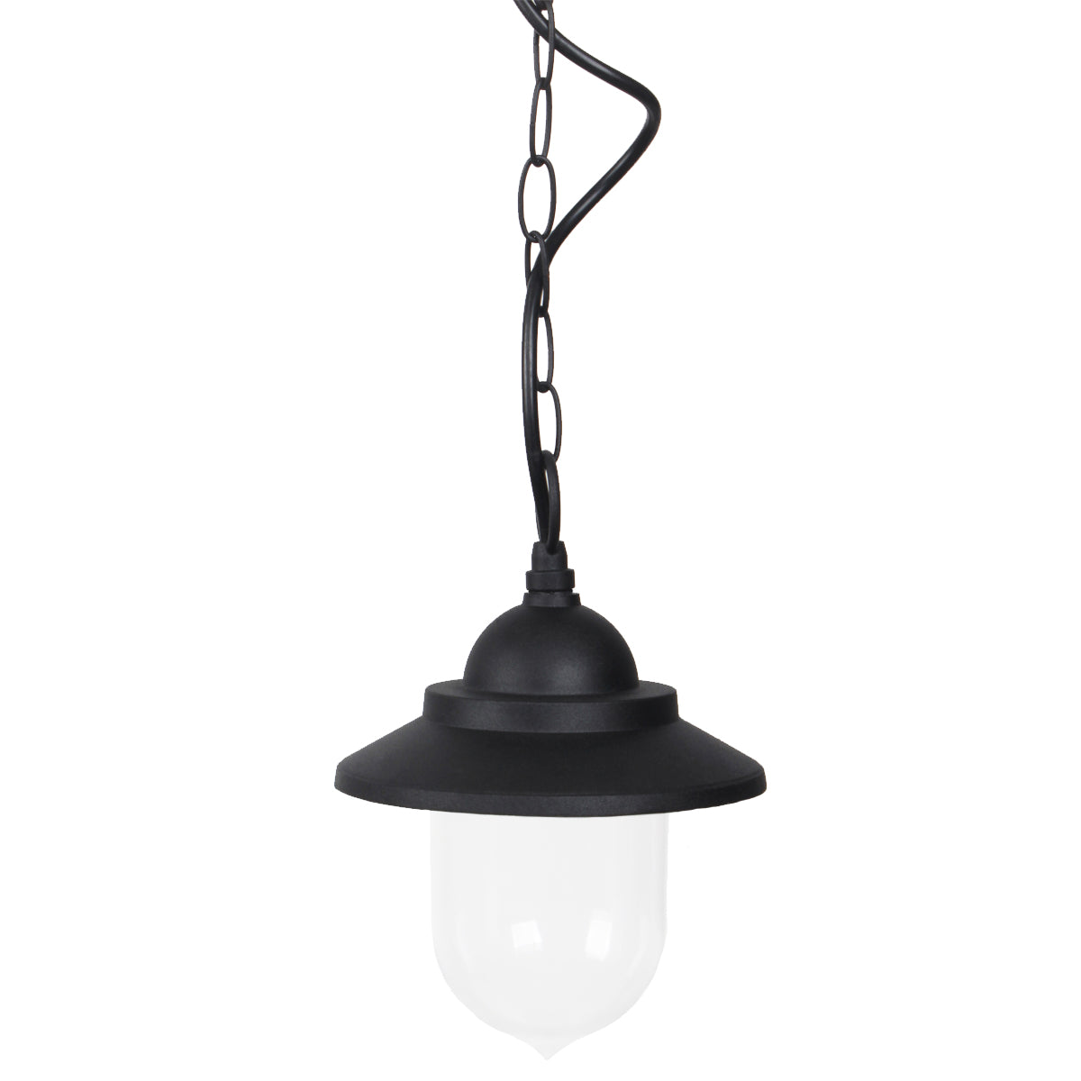 Our Ryder lantern delivers on style and durability and is a smart choice for your exterior lighting. With its black powder coated aluminium construction teamed with clear polycarbonate diffuser, this lantern is hardwearing and rust and weatherproof. Built for life outdoors, it has an IP44 rating which means it can withstand the harshest of weather conditions. For sophisticated yet robust outdoor lighting, our Ryder black outdoor traditional lantern is a strong contender.